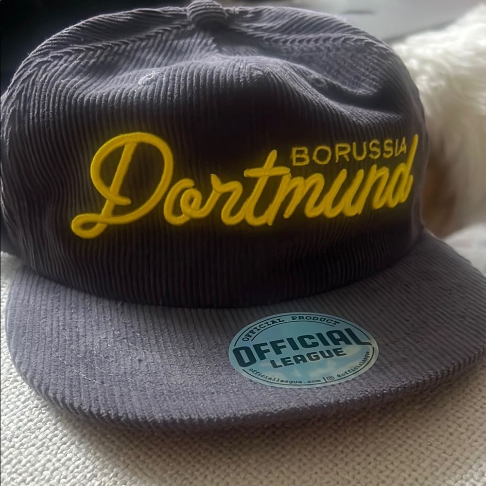 NWOT LIMITED EDITION Borussia Dortmund Corduroy Gray Hat